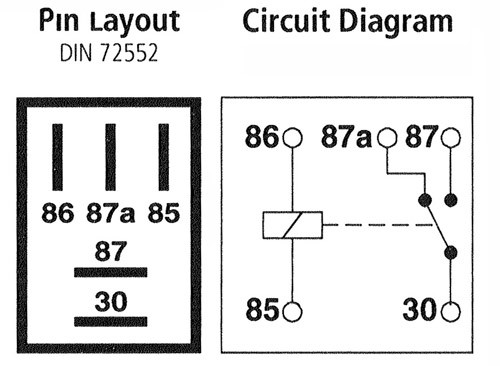 ISO 280 Relay Pinout